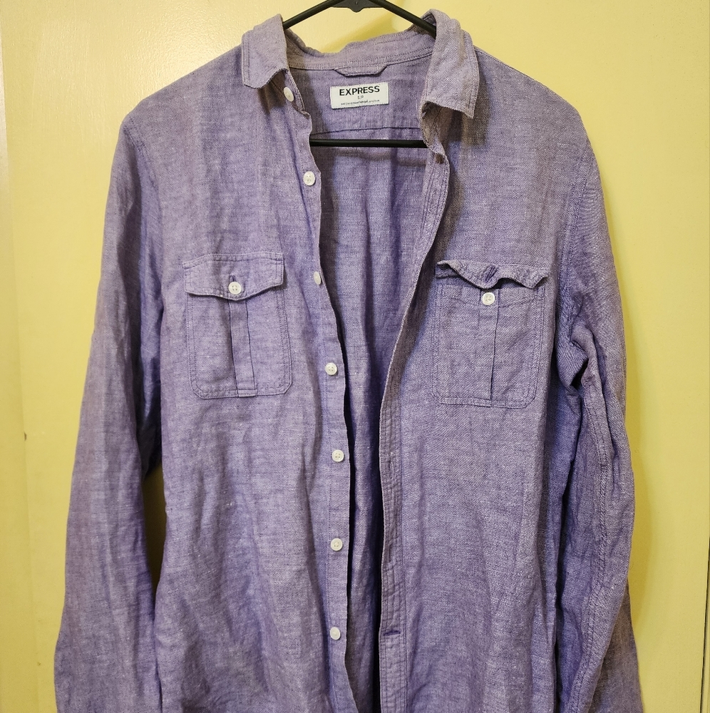 Express Mens Button Up Shirt